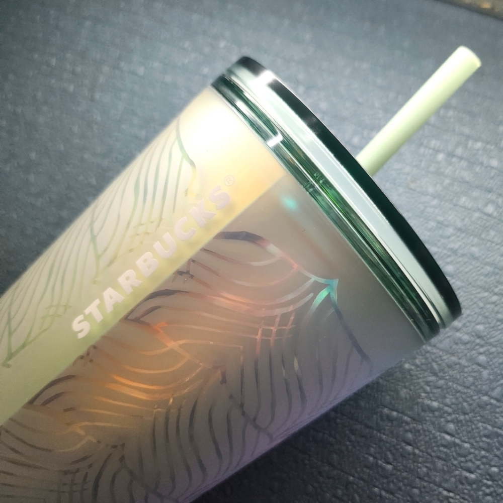 Starbucks 50th Anniversary Soft Touch Mermaid Tail, Tumbler 24oz